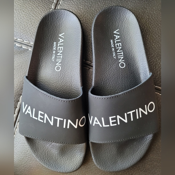 Valentino Slides. I just bought this in PM but a lil big for me.But this is new. - Picture 2 of 9
